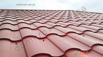 Монтаж металлочерепицы Valensia. 