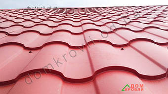 Монтаж металлочерепицы Valensia. 