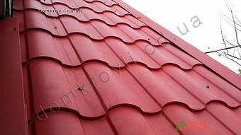 Монтаж металлочерепицы Valensia. 