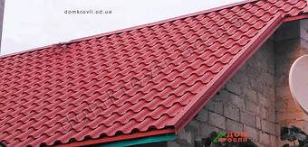 Монтаж кровли из модульной металлочерепицы Rocua с утеплением. 