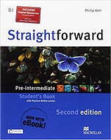 Straightforward Second Edition Pre-Intermediate Student's Book with Online Access Code and eBook