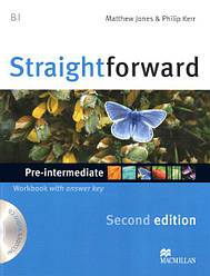 Straightforward Second Edition Pre-Intermediate Workbook with key and Audio-CD (Робочий зошит)