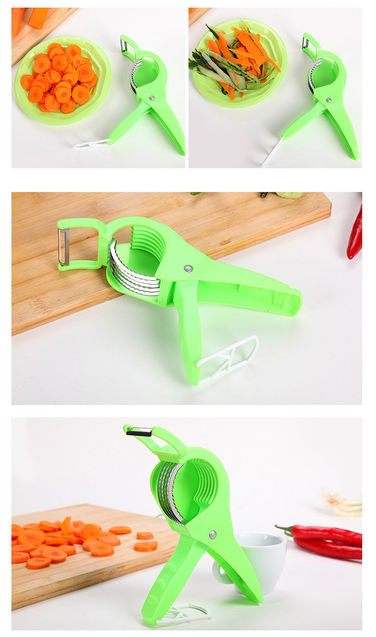 Овочерізка Slicer Multi Cutter Peeler з неіржавкої сталі 5 шарів, фото 1