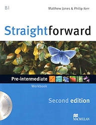 Straightforward Second Edition Pre-Intermediate Workbook without key with Audio-CD (Робочий зошит)