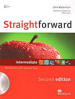 Straightforward Second Edition Intermediate Workbook with key and Audio-CD (Рабочая тетрадь)