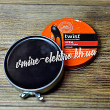 Крем для взуття чорний Twist 50 мл залізна банку