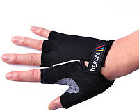 Перчатки для фитнеса (атлетические) / велоперчатки Tiercel: S, M, L, XL (Black)