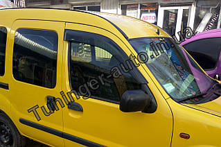 Вітровики, дефлектори вікон Renault Kangoo 1997-2007 (Hic)