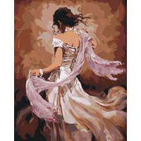 Картина по номерам в коробке Идейка Танцовщица фламенко 40х50см (KH 2682)