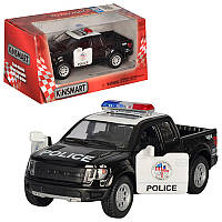 Полицейская машинка "Ford F150 SVT Raptor Super Crew" KT 5365 WP, металлическая, инер-й