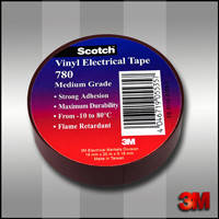 Ізоляційна стрічка 3М Scotch 780 (19 мм х 20 м. х 0.18 мм).Широкого спектра промислового застосування.780