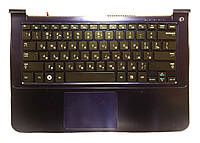 Оригинальная клавиатура для Samsung NP900X3A series, rus, dark blue, тачпад, динамики, подсветка