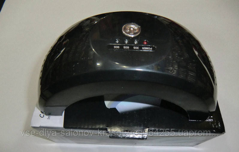 CCFL+ LED гібридна лампа для манікюру 24W чорна