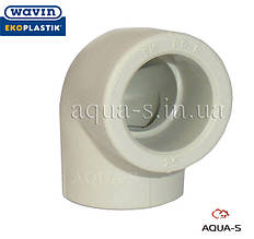 Косинець розтрубний Wavin Ekoplastik DN 25х90° (Чехія) SKO02590RCT