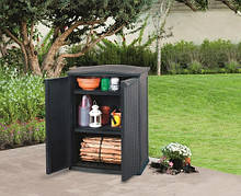 Ящик для зберігання RATTAN STYLE - BASE SHED Compact Garden 230 л
