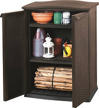 Ящик для зберігання RATTAN STYLE - BASE SHED Compact Garden 230 л