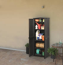 Ящик для зберігання RATTAN STYLE - TALL SHED Compact Garden 430 л