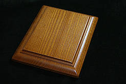 Підставка, 140*110 мм, товщина 18 мм, фриз, пофарбована. Лише тверді породи дерева. №3