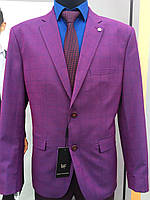 Мужской нарядний пиджак West-Fashion модель А 176 сиренево--фиолетовый
