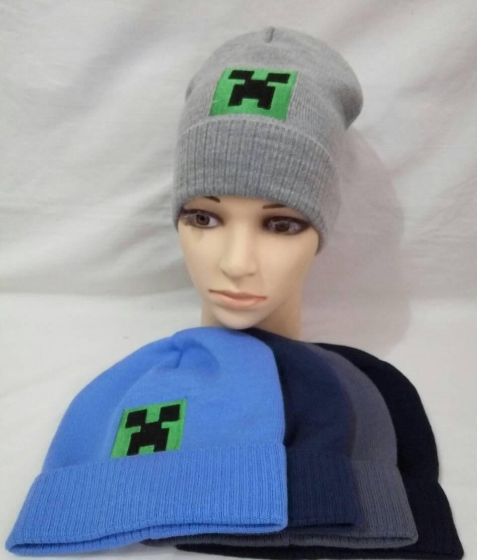 Шапка в'язана для хлопчика р 52-54