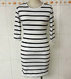 Обтисле плаття олівець смугасте, фото 2