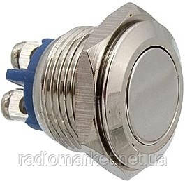 Кнопка антивандальная 16мм без фиксации, 220V, выводы под винт: продажа ...