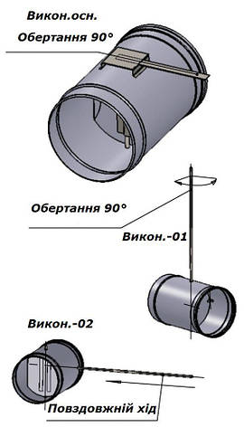 Регулятор тяги димової труби AISI 304, фото 2