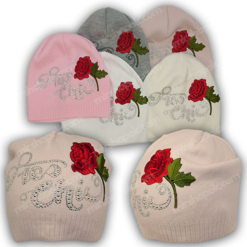 молодежные шапки для девочек