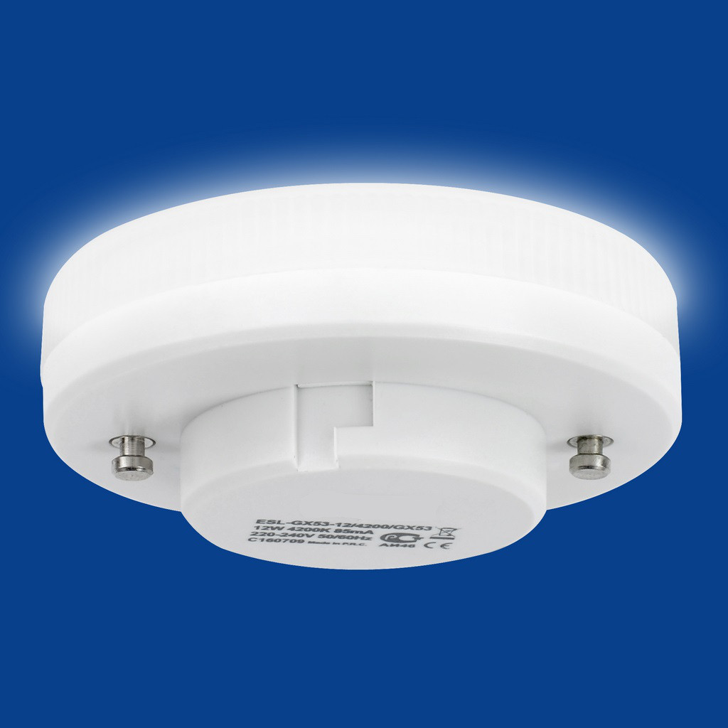 Світлодіодна лампа GX53  LED 7W 4500K 680Lm 230V для загального і декоративного освітлення