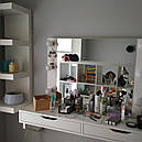 Навісне дзеркало з підсвічуванням для візажиста, бровиста, стиліста., фото 3