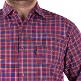 Сорочка чоловіча клітина Туреччина 100% бавовна, фото 2