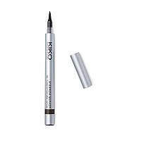 Стойкий маркер для подчёркивания и окрашивания бровей KIKO MILANO Eyebrow Marker 04 black