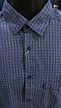 Рубашка мужская клетка 100% хлопок Турция, фото 4