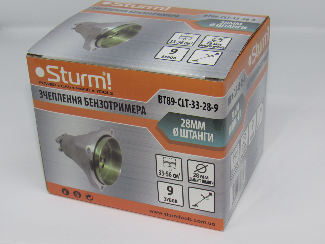 Зчеплення 28 мм, 9 зуб (для 33-56 куб.см) Sturm BT89-CLT-33-28-9
