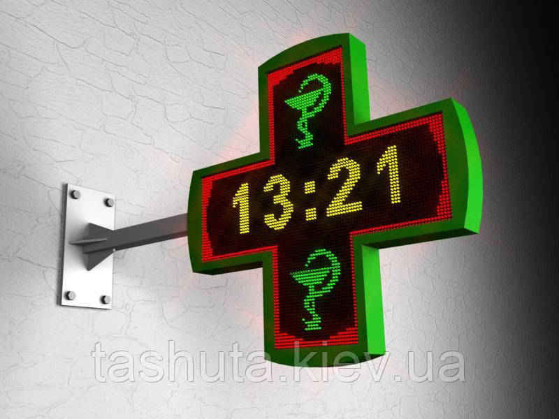 LED Хрест багатобарвний фігурний 1080х1080 мм (Від: Двосторонній;  Датчик температури: Без датчика;)