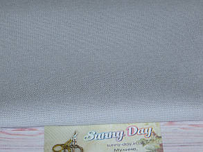 Тканина рівномірного переплетення 3984/7011 Murano Lugana, колір - Silvery Moon/місячне срібло, 32 ct