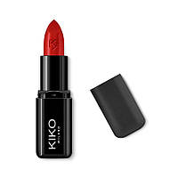 Поживна губна помада з багатою текстурою й ефектом сяйва KIKO Smart Fusion Lipstick 415 Raspberry