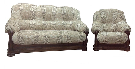 Класичний комплект: диван з кріслом "Барон 4090" (3н + 1), фото 2
