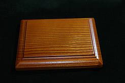 Підставка, 140*110 мм, товщина 18 мм, фриз, пофарбована. Лише тверді породи дерева. №4