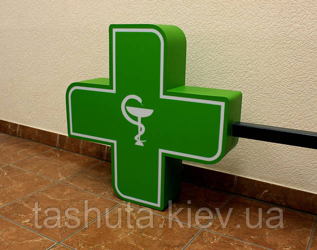 Аптечный крест светодиодный 700х700 мм (Вид: Двухсторонний; ) (ID ...