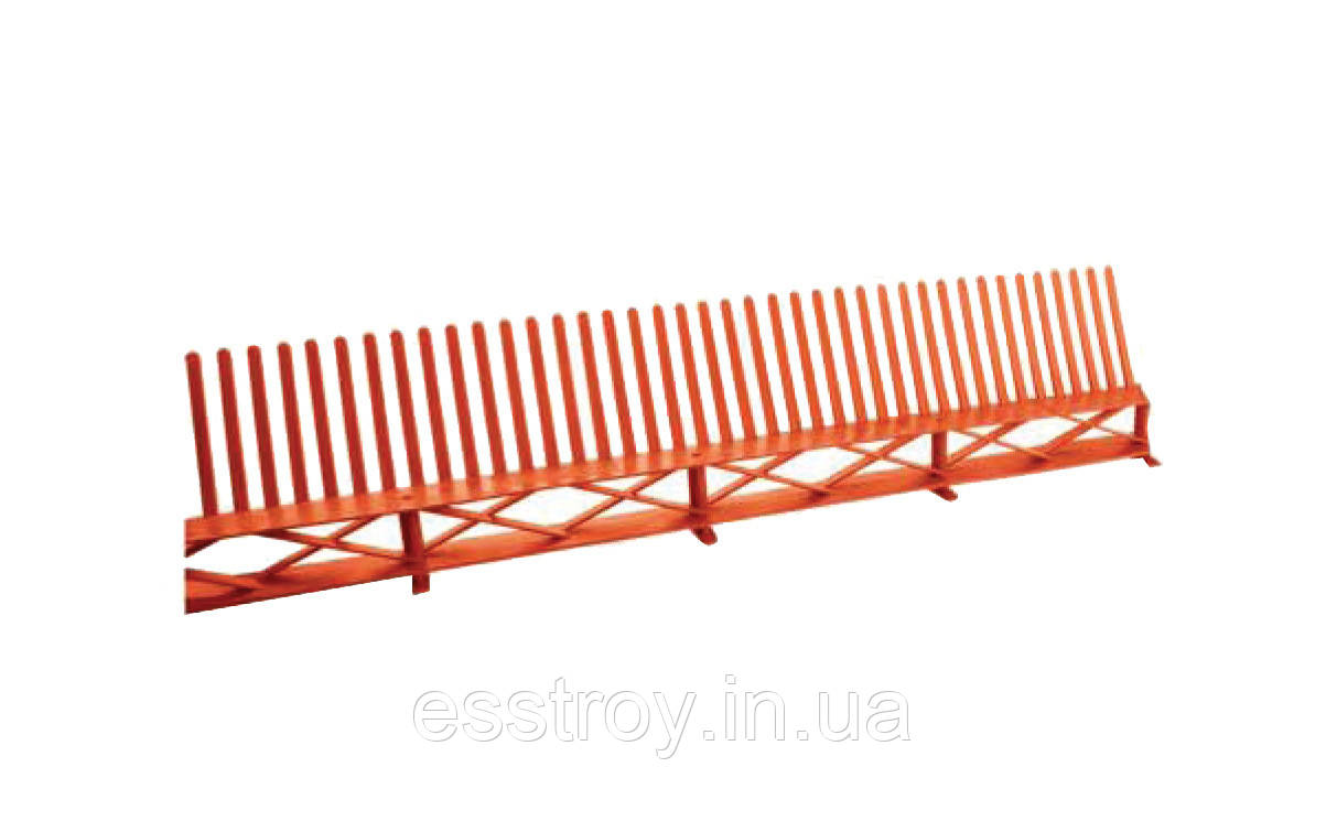 Гребінь звису з вентильованим вставкою 100х100