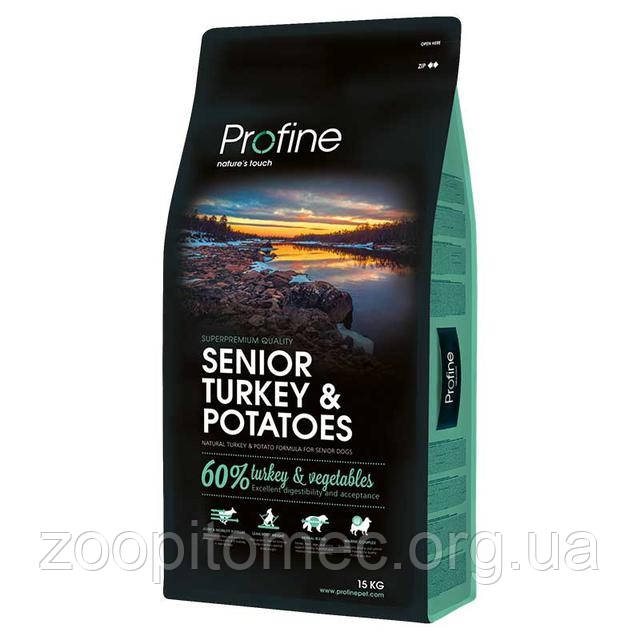 Profine (Профайн) Senior Turkey Корм для пожилых собак всех пород с индейкой, 3 кг Profine (Профайн) Senior Turkey Корм для пожилых собак всех пород с индейкой, 3 кг