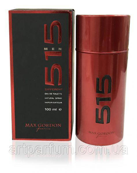 Туалетная вода для мужчин Max Gordon 515 MEN DIFFERENT 100ml (Оригинал) - фото 1 - id-p655445311