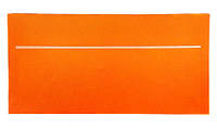 Конверт паперовий помаранчевий Є65 з клейкою стрічкою