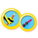 Набір для творчості – ВЕСЕЛІ ФІГУРКИ СИНЕЛЬ (9 кольорів синіли), фото 3