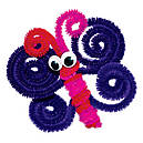 Набір для творчості – ВЕСЕЛІ ФІГУРКИ СИНЕЛЬ (9 кольорів синіли), фото 4