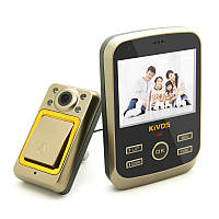 Відеовічко дверної цифровий для квартири Kivos KDB01 з 3,5" екраном і фото/відео запис, кут 120°