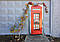 Фотошпалери на двері самоклеючі "Англійська телефонна будка"., фото 2