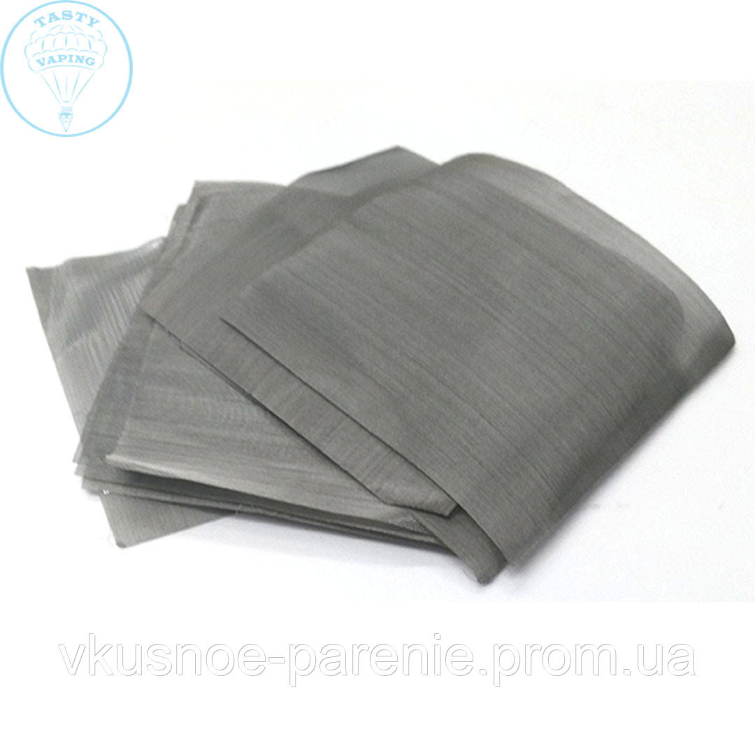 Сітка сталева неіржавка 400 mesh (5х5 см)