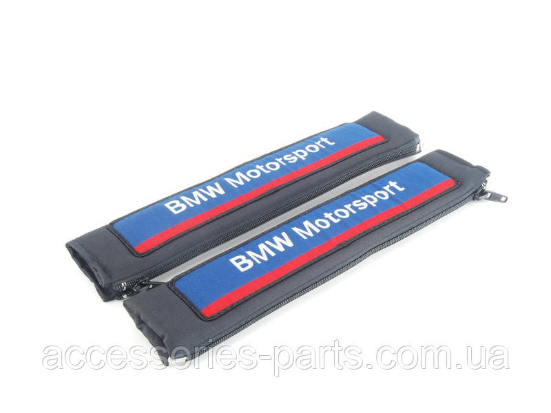 Накладки на ремені безпеки BMW Motorsport Нові Оригінальні , фото 1